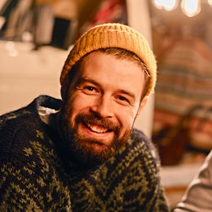 man with beanie